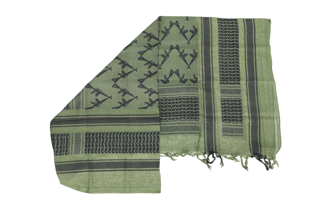 Specna Arms Shemagh Double Gun Sling Black and Green