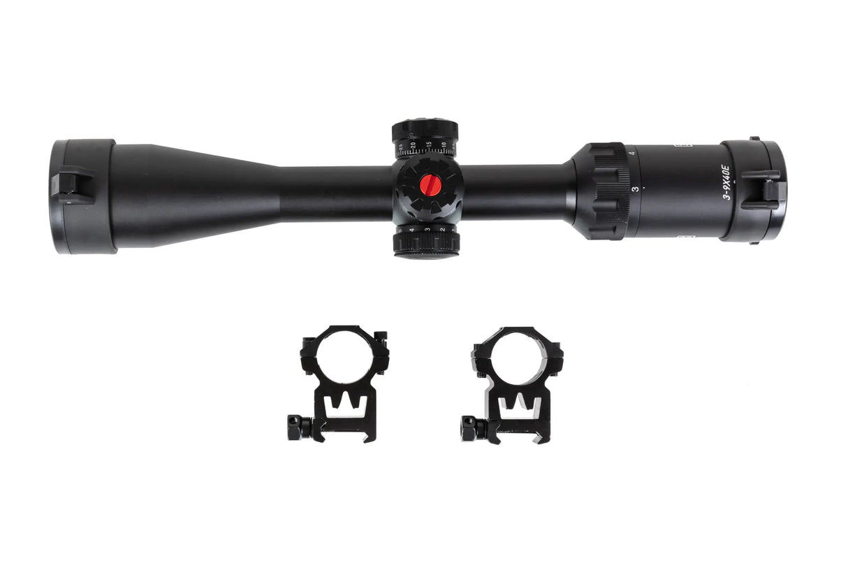 Specna Arms CORE 3-9x40NG Kikkertsigte - Sort