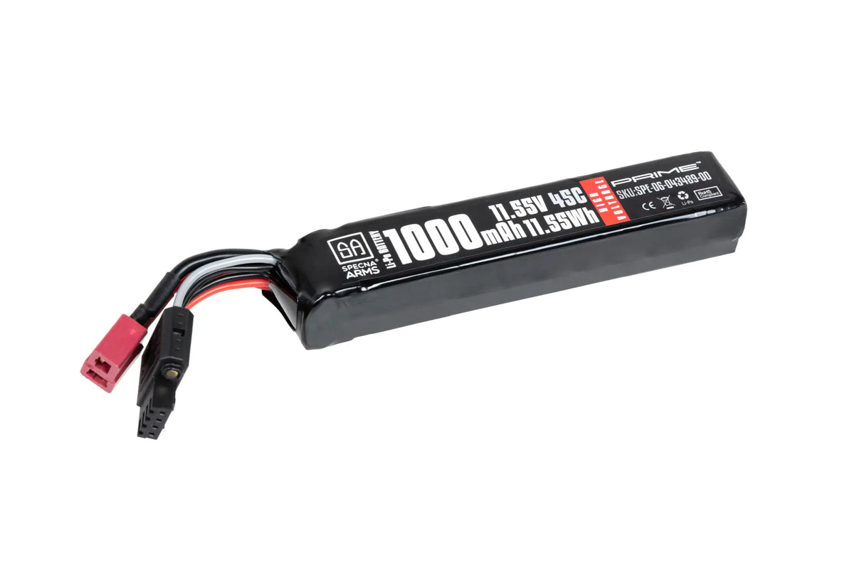 Battery Li-Po Specna Arms x Gens Ace 1000 mAh 45C 11.55V High Voltage T-Deans G-Tech