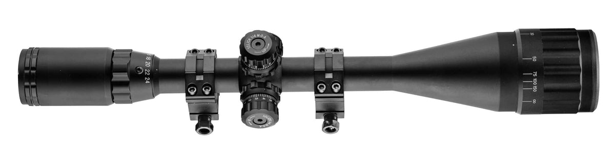 6-24x50 illuminated Red / blue / green scope