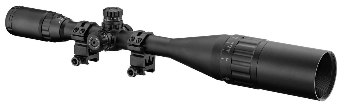 6-24x50 illuminated Red / blue / green scope