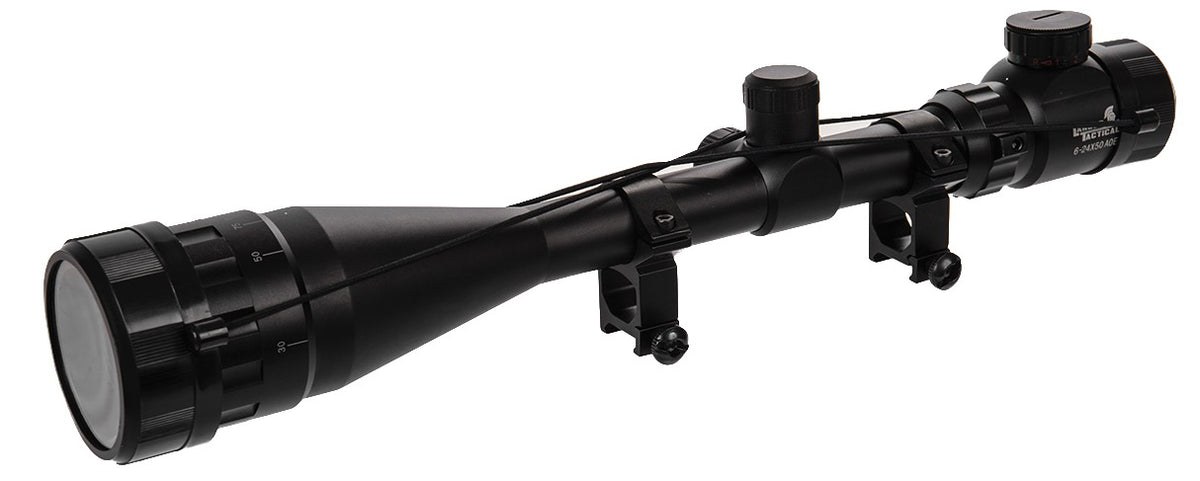 6-24x50 AOEG illuminated Red /green scope
