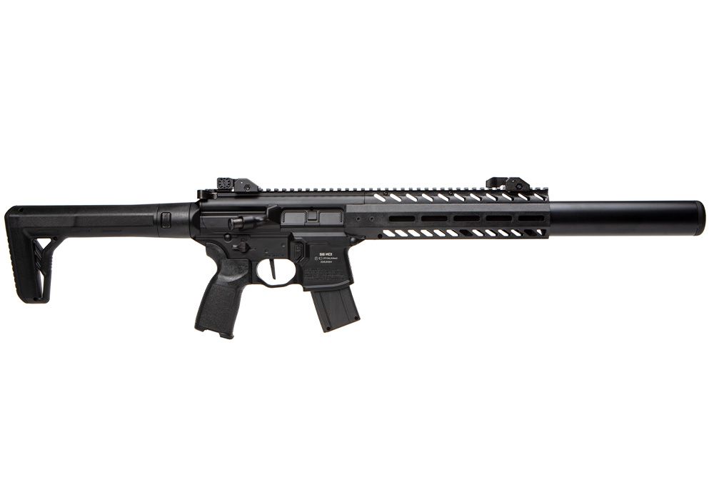 Sig Sauer MCX CO2-luftriffel 4,5 mm – 7,3 J, sort
