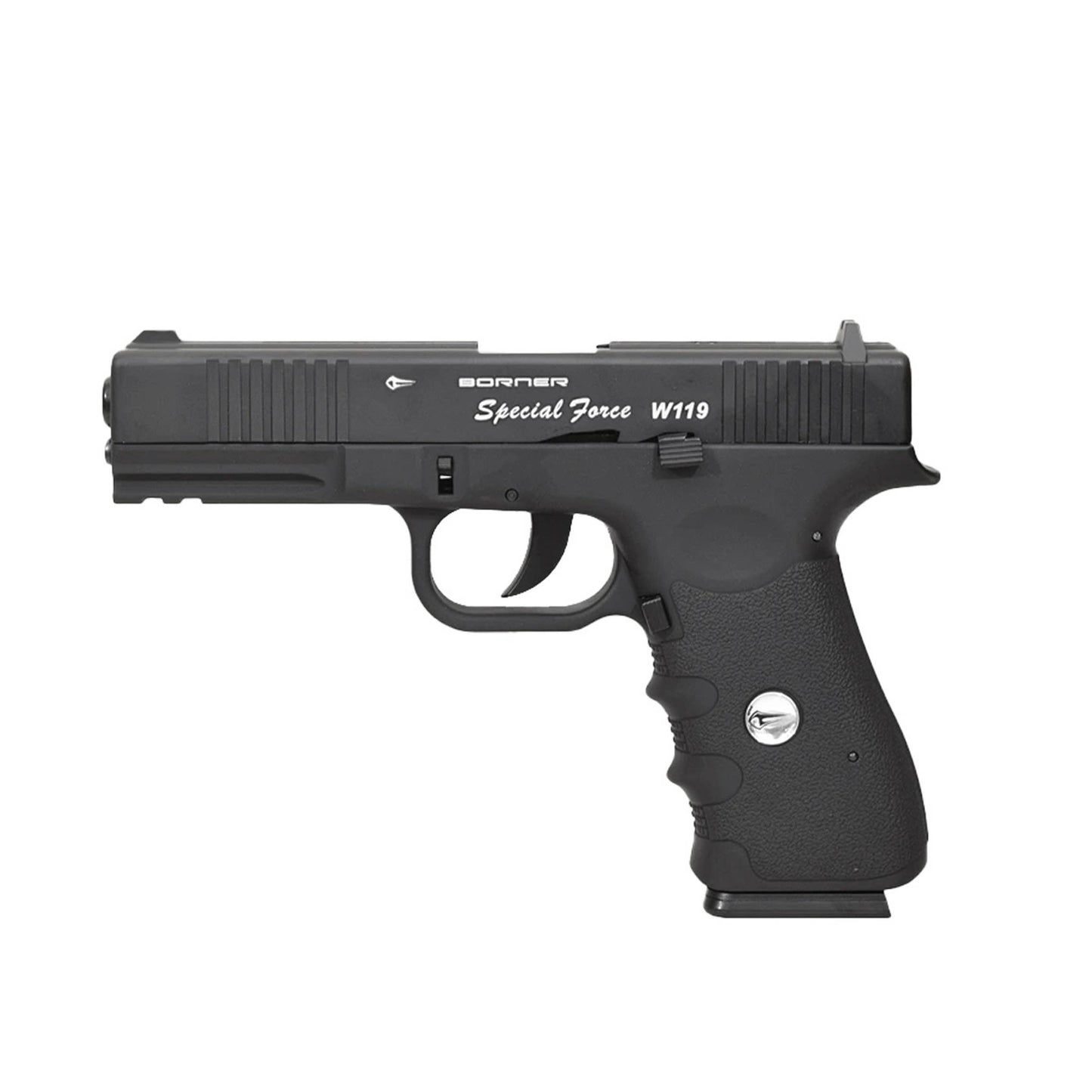 Borner W119 semi-automatisk trykluftpistol kaliber 4,5 mm