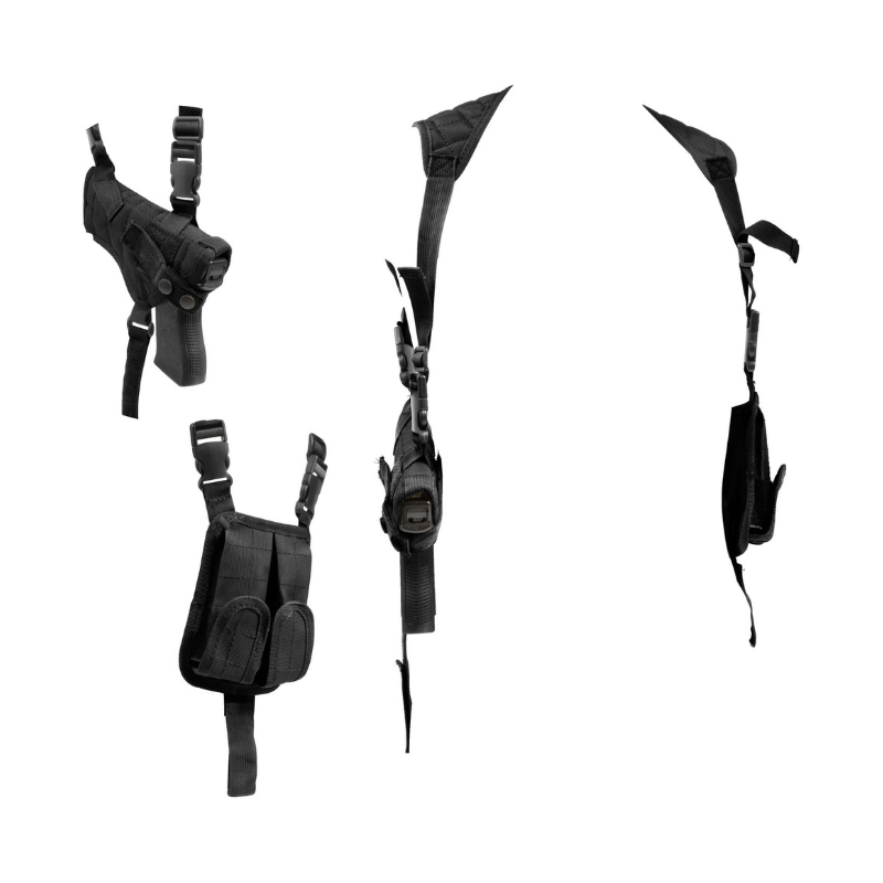 Sort Skulder Pistol Hylster