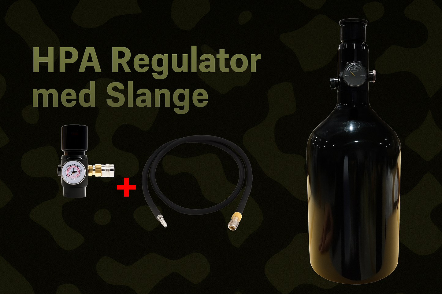 HPA Lufttank + Regulator og 40" Slange