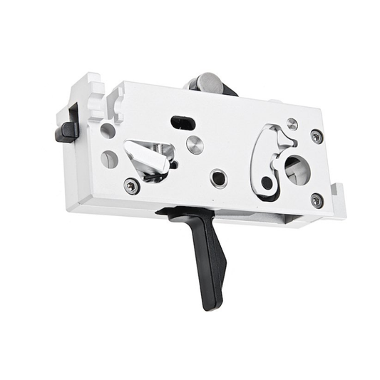 G&P Letvægts Flat Trigger Box — Drop-in CNC-aluminium til Tokyo Marui MWS