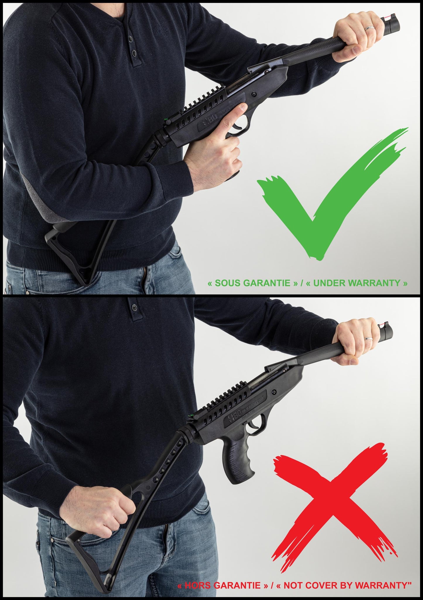 LANGLEY Pro Sniper break barrel Luftgevær - 13,7 Joule
