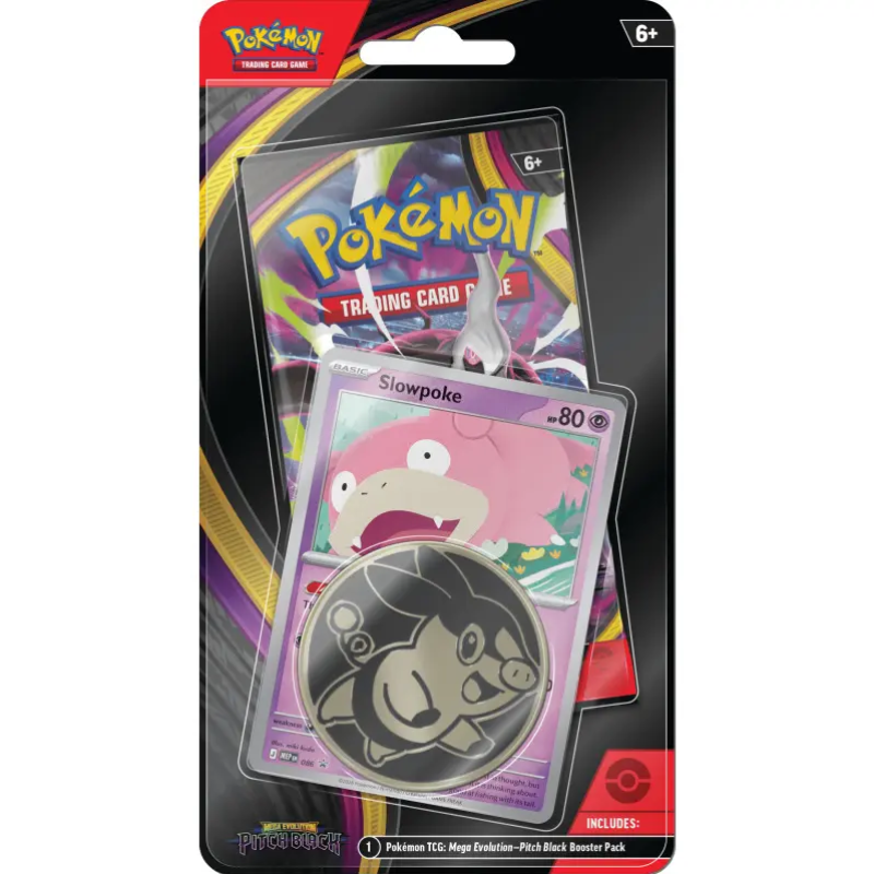 Pokémon Mega Evolution: Pitch Black Checklane Blister – Slowpoke Promo