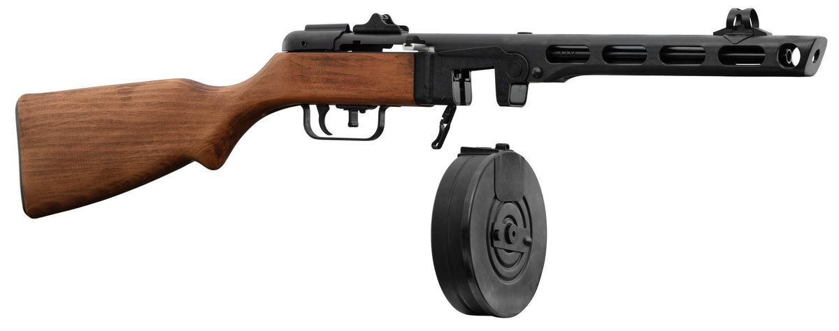 VFC PPSh-41 GBBR Airsoft SMG med tromlemagasin - Træ/Metal