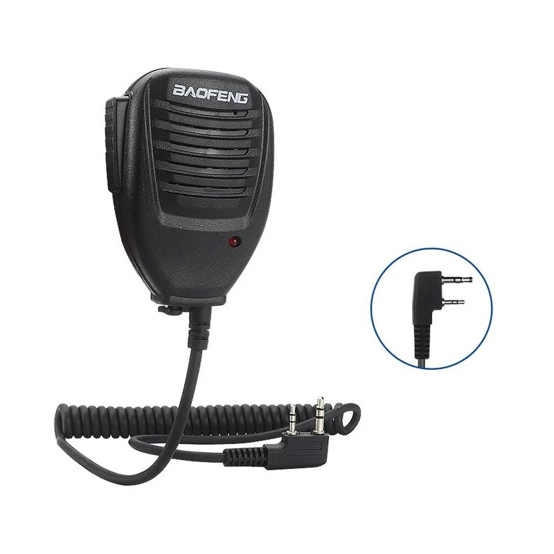 Mikrofon til Baofeng Radio Kenwood 2-Pin