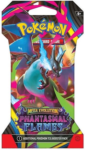 Pokémon TCG: Mega Evolution - Phantasmal Flames Sleeved Booster Pack