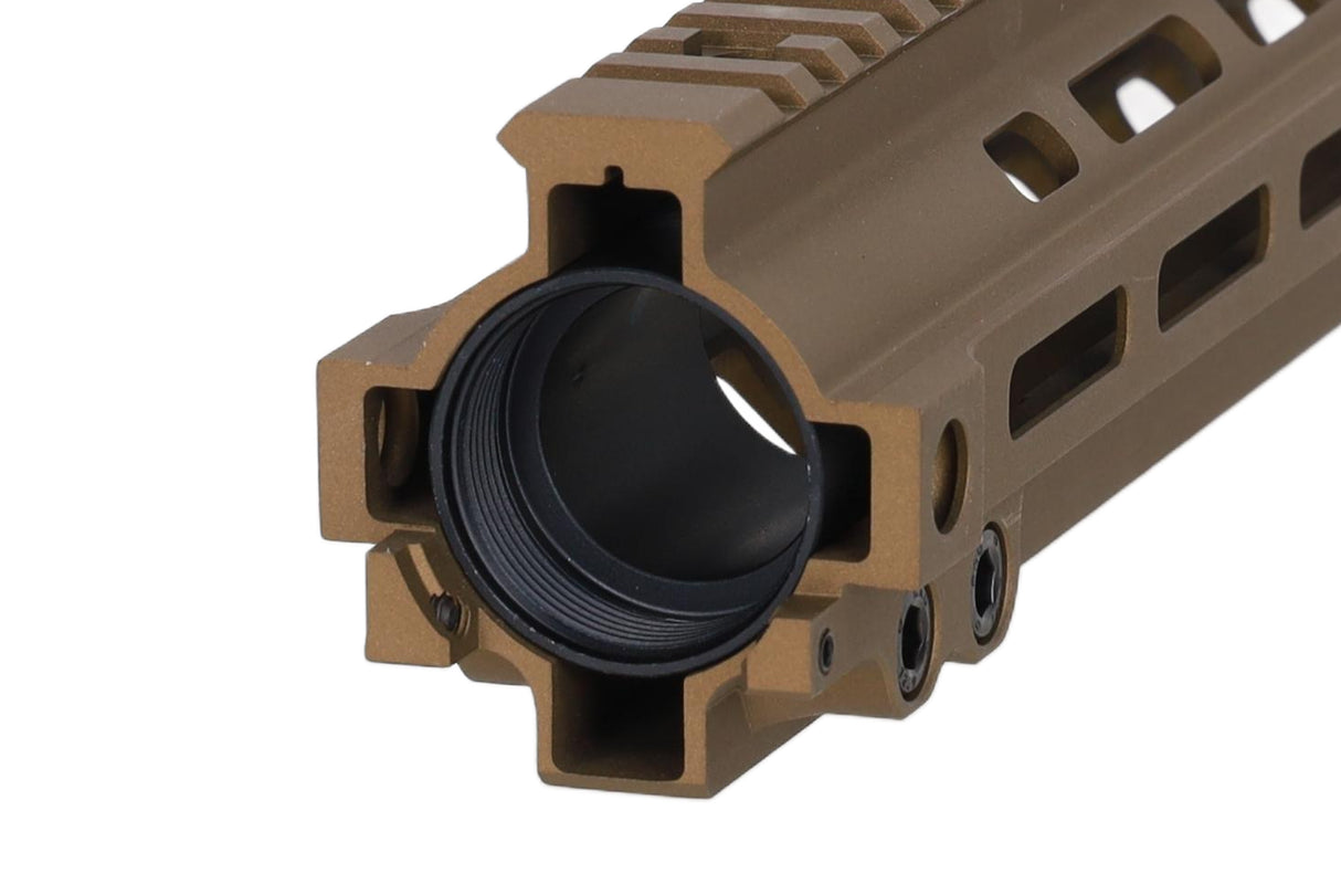 Specna Arms MK8-style M-LOK 9.5" mounting rail for M4/AR15 replicas - Chaos Bronze