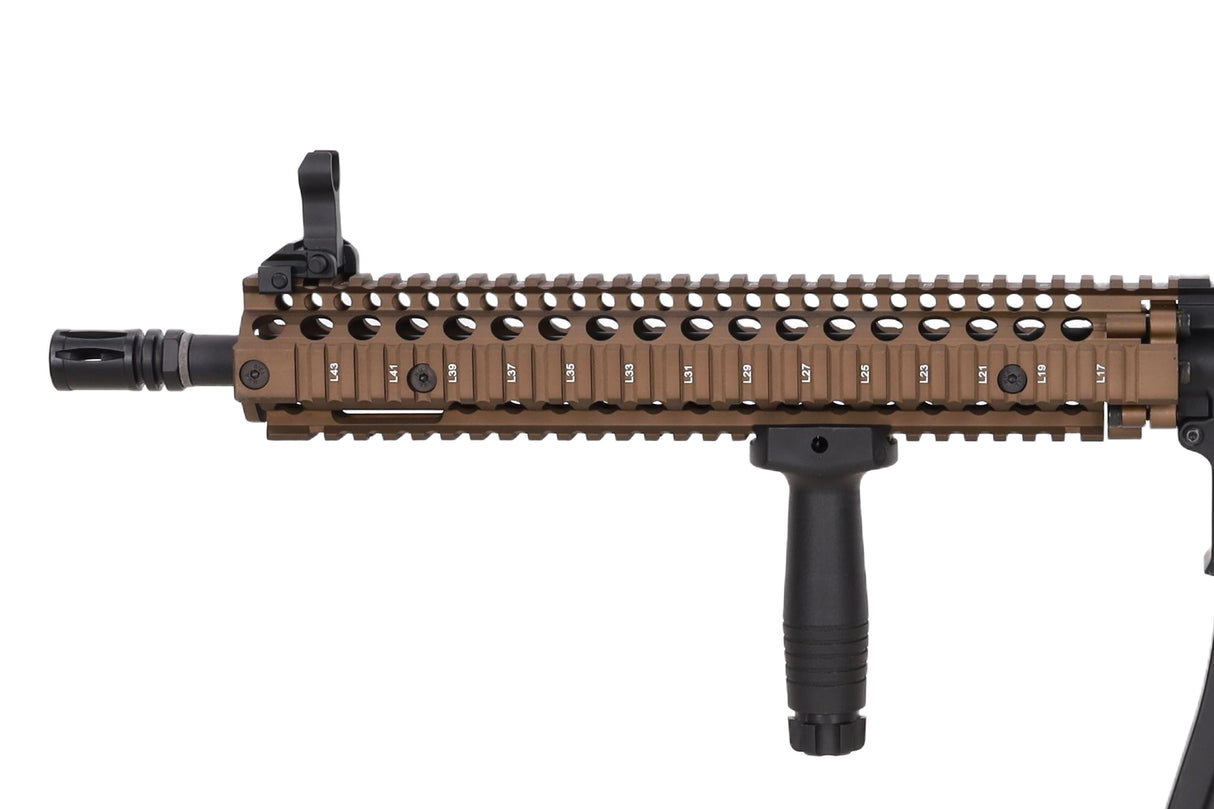 Colt x Daniel Defense MK18 SA-P26 PRIME BLDC AEG Assault Rifle 14.5" – Chaos Bronze