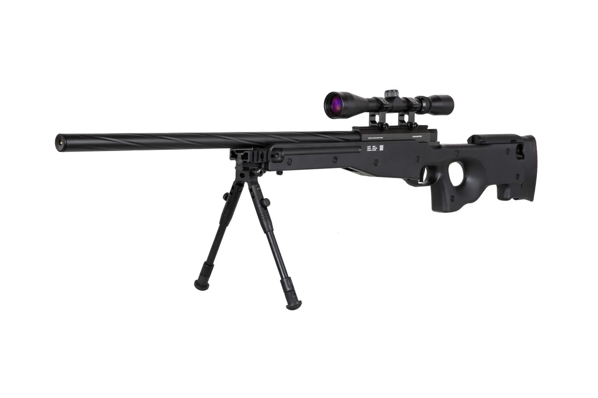 SA-S11 Sniper m/ Kikkert og Bipod 3 Joule - Sort