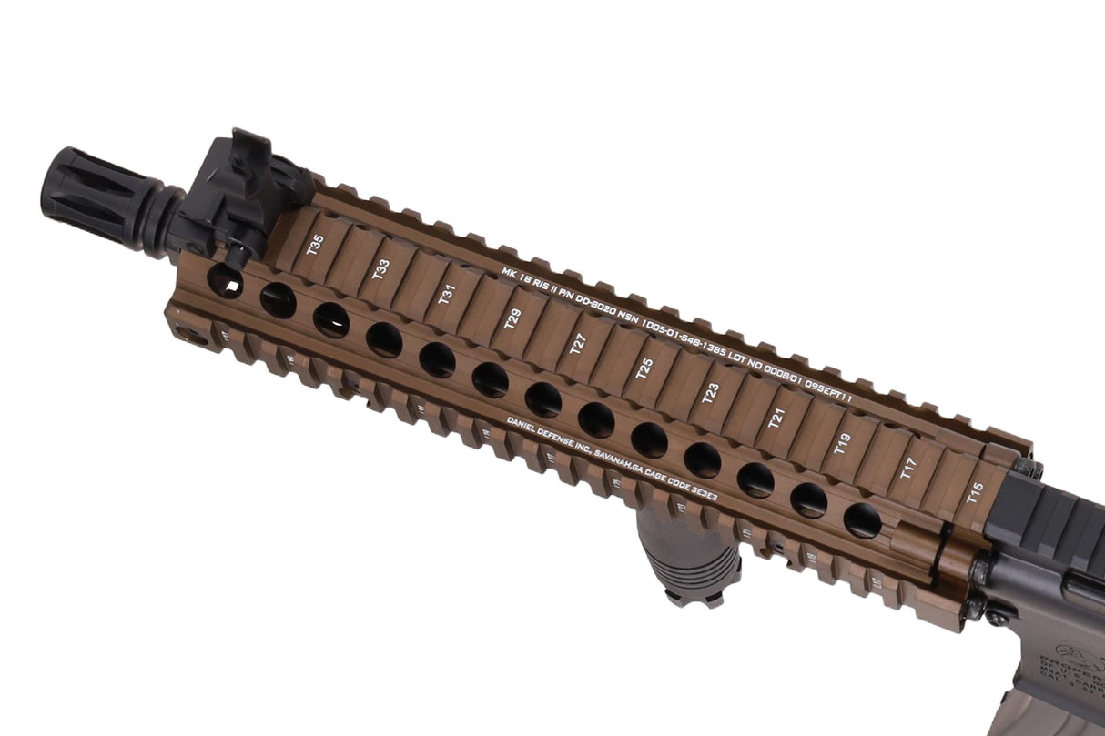 Colt x Daniel Defense MK18 SA-E19 EDGE Gen.2 AEG Assault Rifle 10.5" – Chaos Bronze