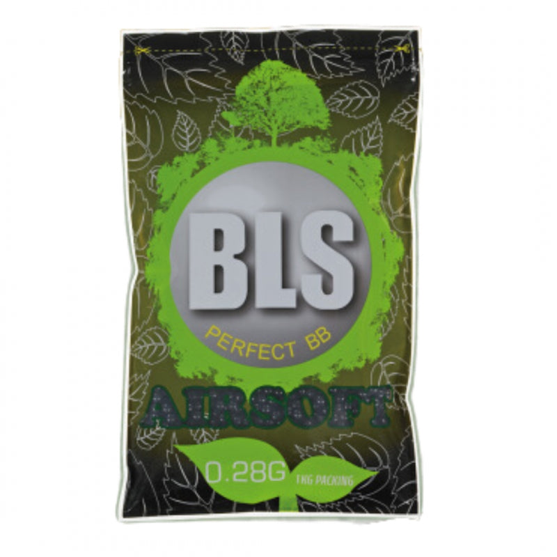 BLS BIO Airsoft BBs 0.28g – 3500 stk (Sort)