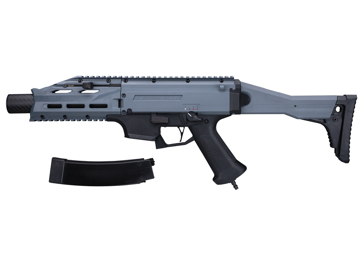 CZ Scorpion EVO 3 A1 S-BET, HPA, CNC, Black-Battleship Grey