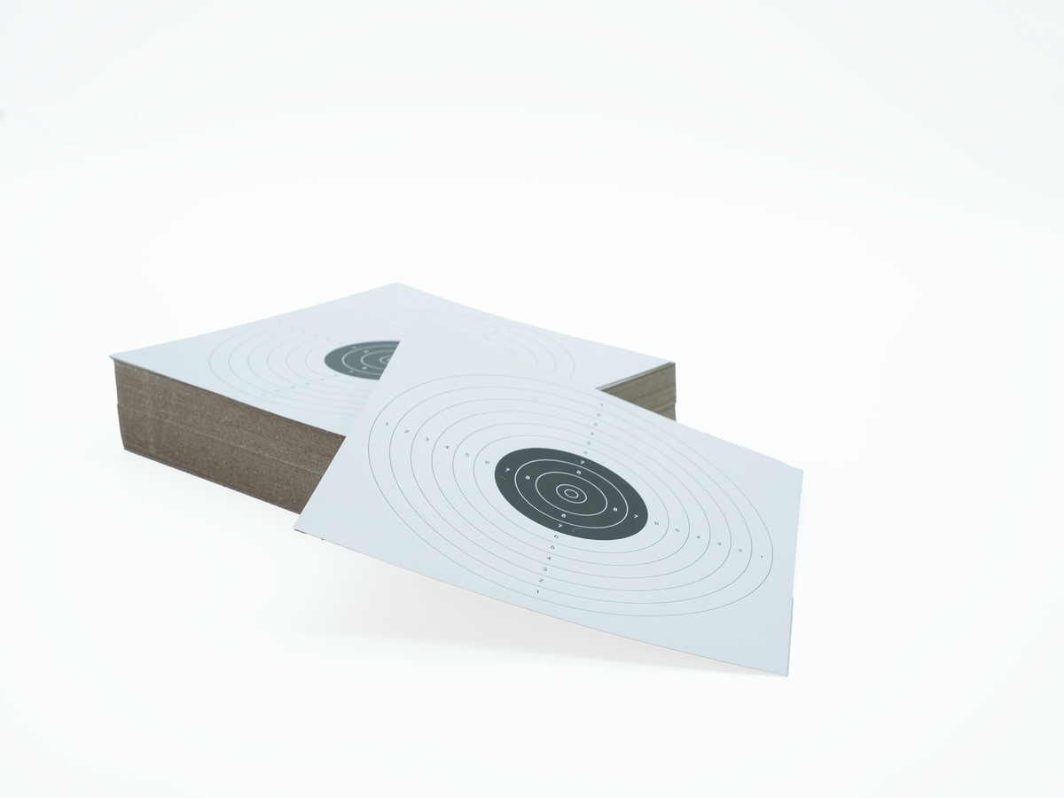 Paper shooting targets, 17x17 cm, 100 pcs