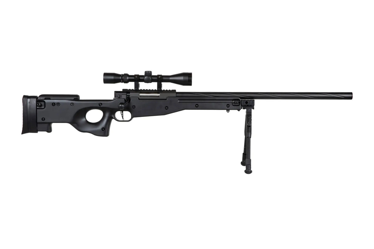 SA-S11 Sniper m/ Kikkert og Bipod 3 Joule - Sort