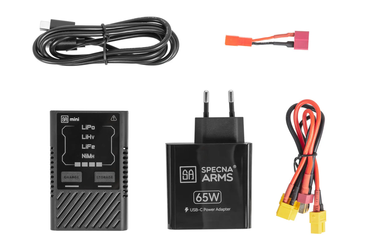 IMars G-Tech Specna Arms x Gens Ace USB-C mini charger with 65W power supply