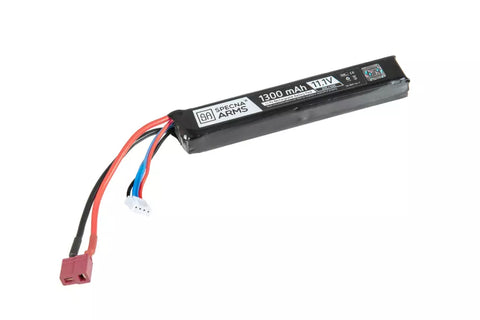 LiPo 11.1V 1300mAh 20/40C Battery - T-Connect (Deans)
