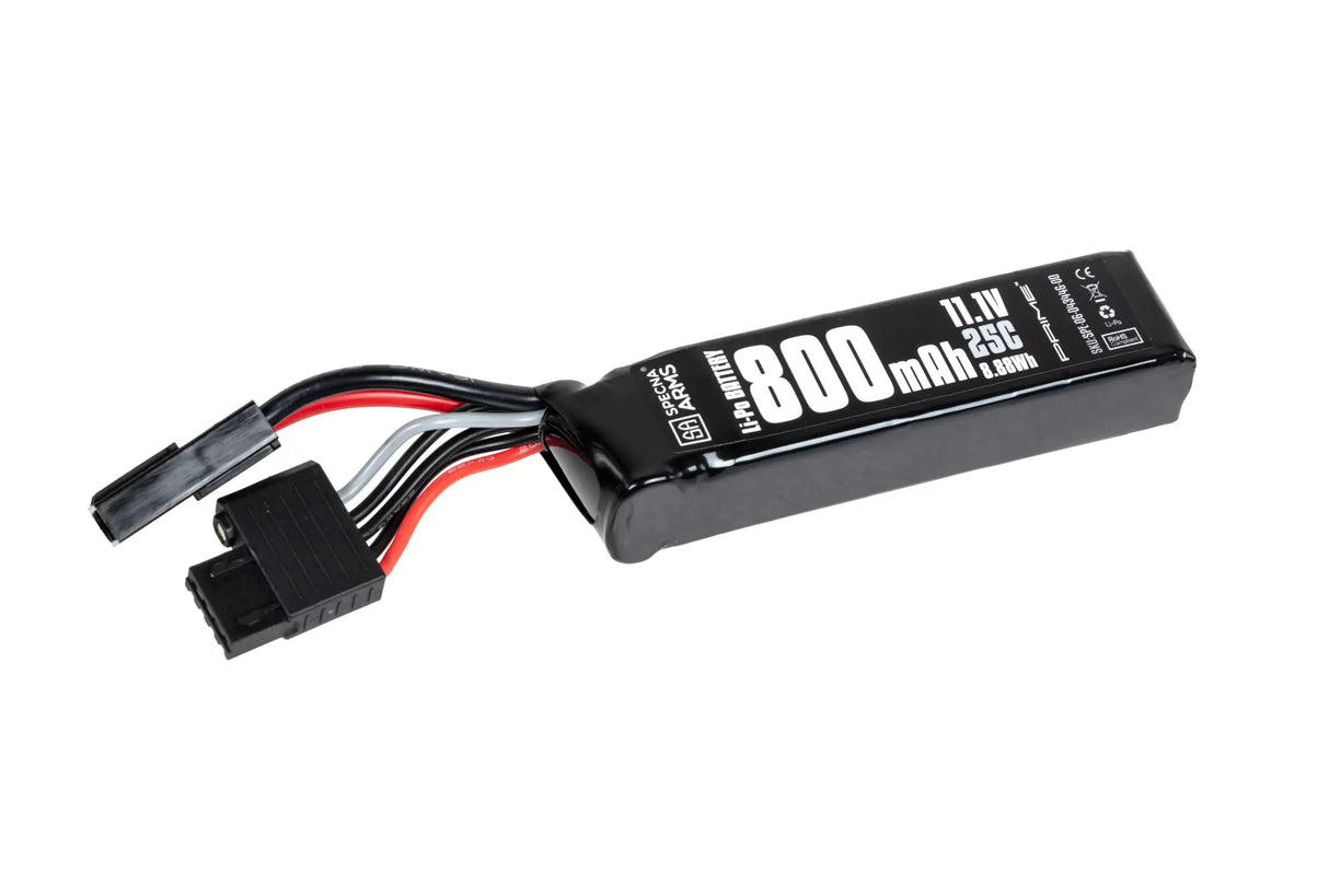 Battery Li-Po Specna Arms x Gens Ace 800 mAh 25C 11.1V Tamiya mini G-Tech