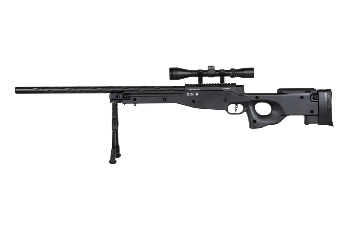 SA-S11 Sniper m/ Kikkert og Bipod 3 Joule - Sort
