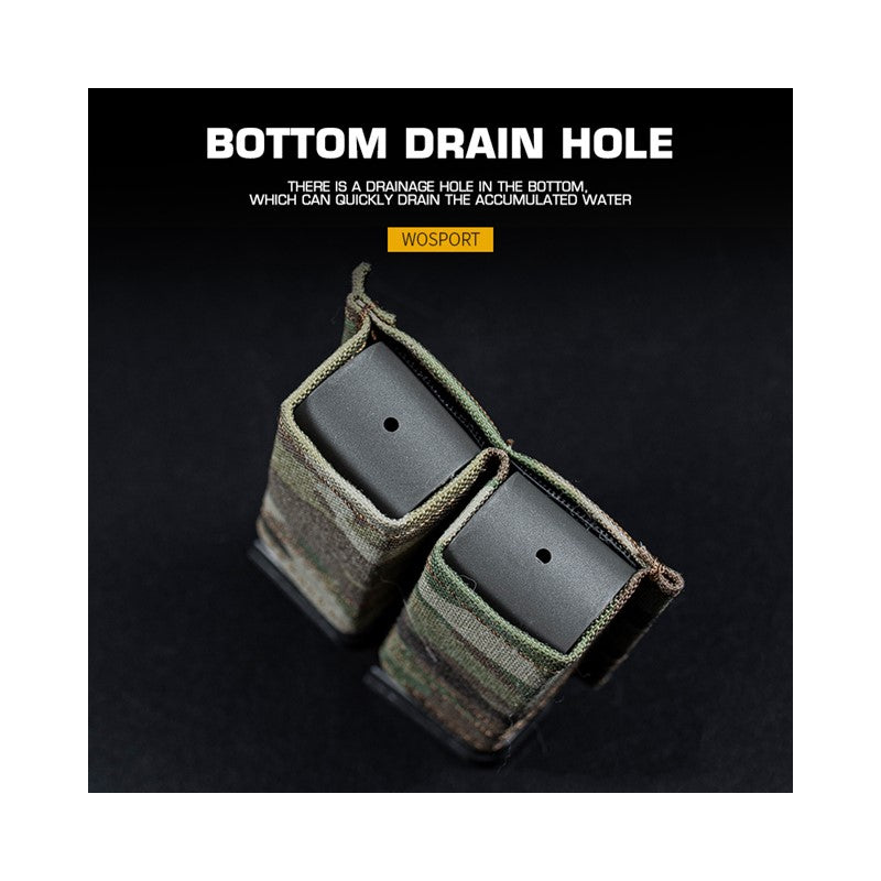 FAST Type Double 9mm Magasin pouch - Multicam
