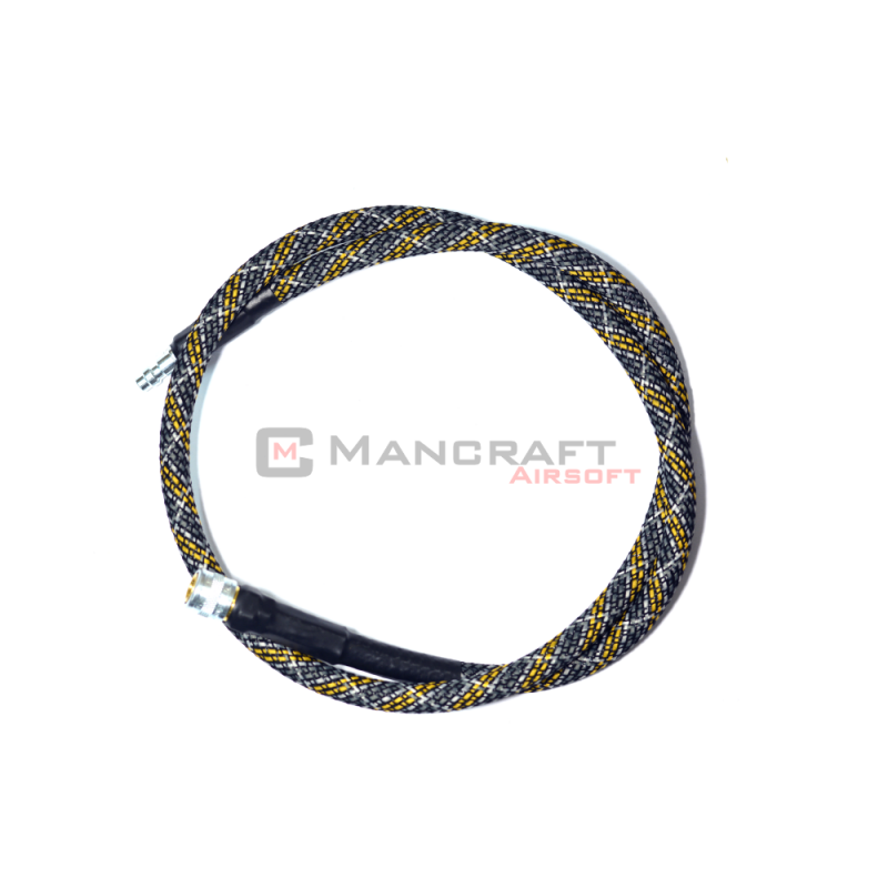 HPA Hose 36" Cobra - QD US - Tan/Black/Grey