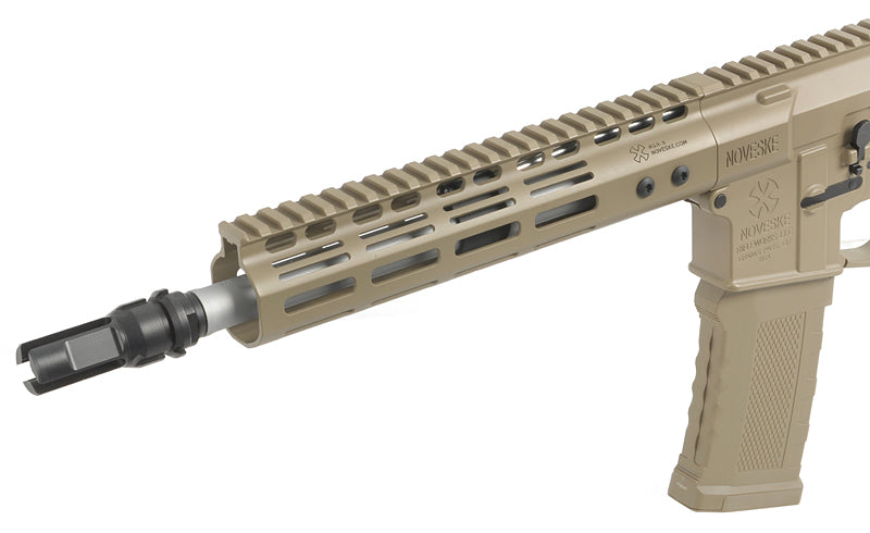 Noveske N4 MWS Gen3 GBBR tan med metal receiver | Airsoftgeek