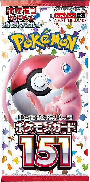 Pokémon TCG: Scarlet & Violet 151 SV2a Booster Pack – Japansk - Forudbestilling