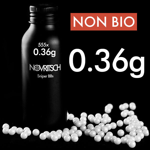 Scharfschütze - 0,36g 555 Kugeln Flasche