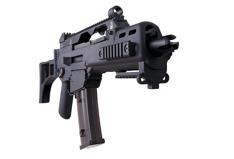 Lækker Gasdrevet G39C med Glasfiber krop! Der med følger Magasin. husk køb af Co2 patroner og kugler, så er du klar når den ankommer! 360 FPS god skyder! Airsoftgeek.dk tilbyder Danmarks bedste og billigste priser på Alt Airsoft, Hardball og Softguns. Hurtig levering og gratis levering (minimum 400kr.)