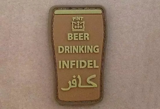 BEER DRINKING INFIDEL - PATCH