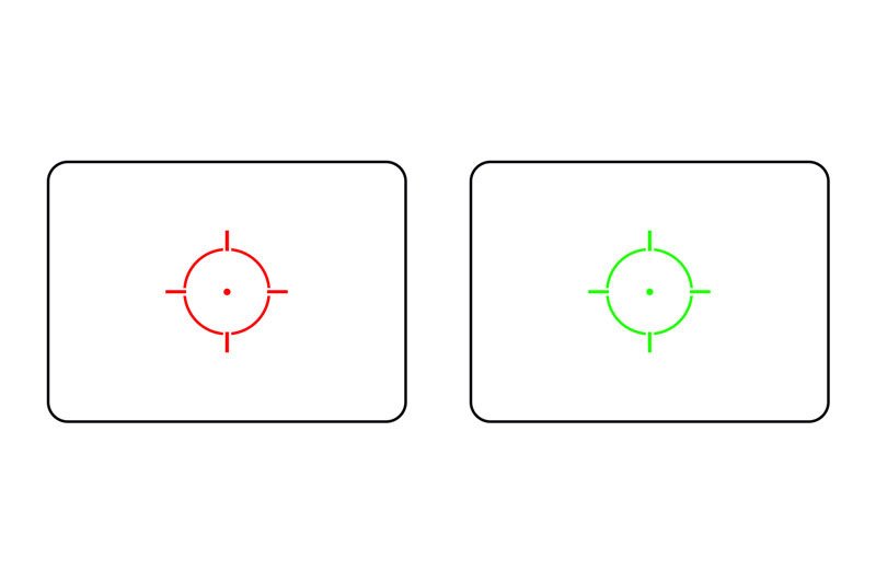 RED DOT SIGTE - SORT