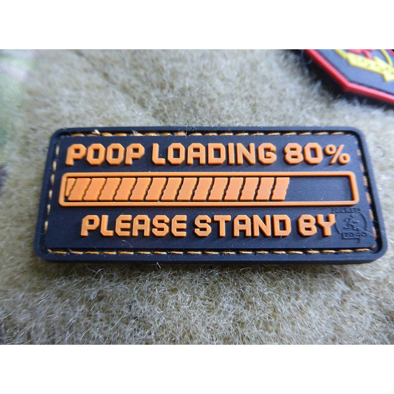 Poop Loading Patch Orange
