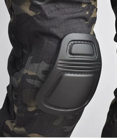Militær bukser og combat shirt sort multicam med lommer | Airsoftgeek