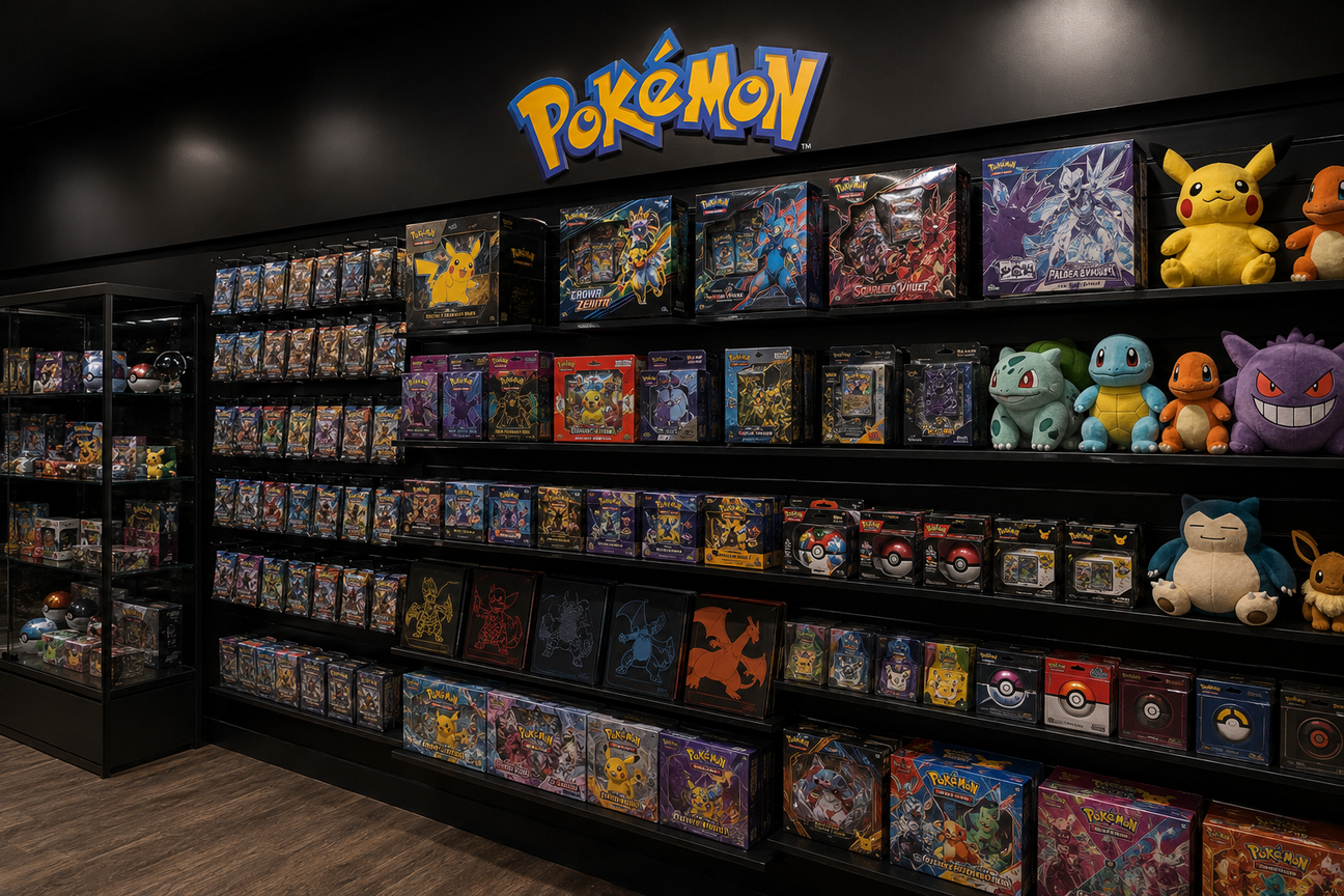 Pokemon kort og legetøj til børn og samlere