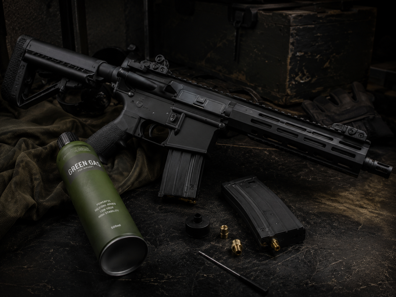 Gas Airsoft Riffel