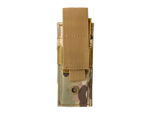 Single pouch for pistol magazines - multicamo