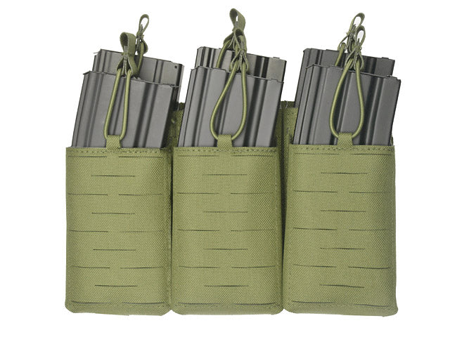 Laser-Cut Panel with 6 AR15/AK Magazine Pouches