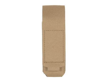 Single Laser-Cut Pistol Magazine Pouch with Flap - Coyote