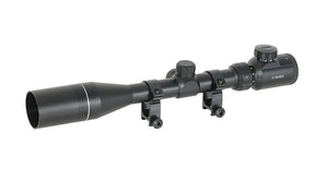 Scope 3-9x40E with high mounting rings