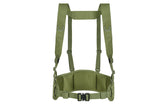 Patrol Tactical Belt with Suspenders MOLLE, Laser Cut