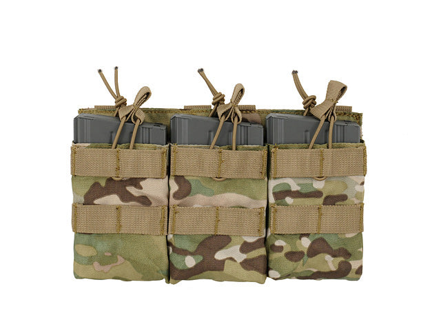 Triple Open Top 7.62 Mag Pouch - Multicamo