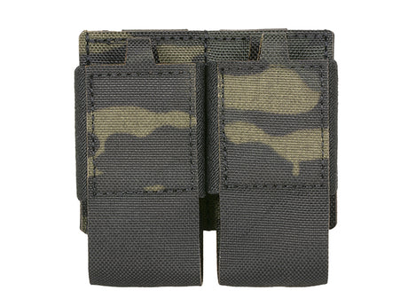 Double 40mm grenade pouch LASER CUT - Multicamo Black