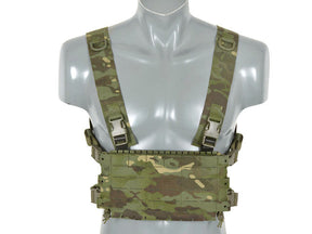 Chest Rig COMPACT - Buckle-up, MOLLE Laser Cut - Multicamo Tropic