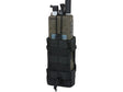 Open-Top Radio Pouch - Black