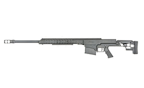 Barrett M98B MRAD helmetal Airsoft Fjeder Riffel